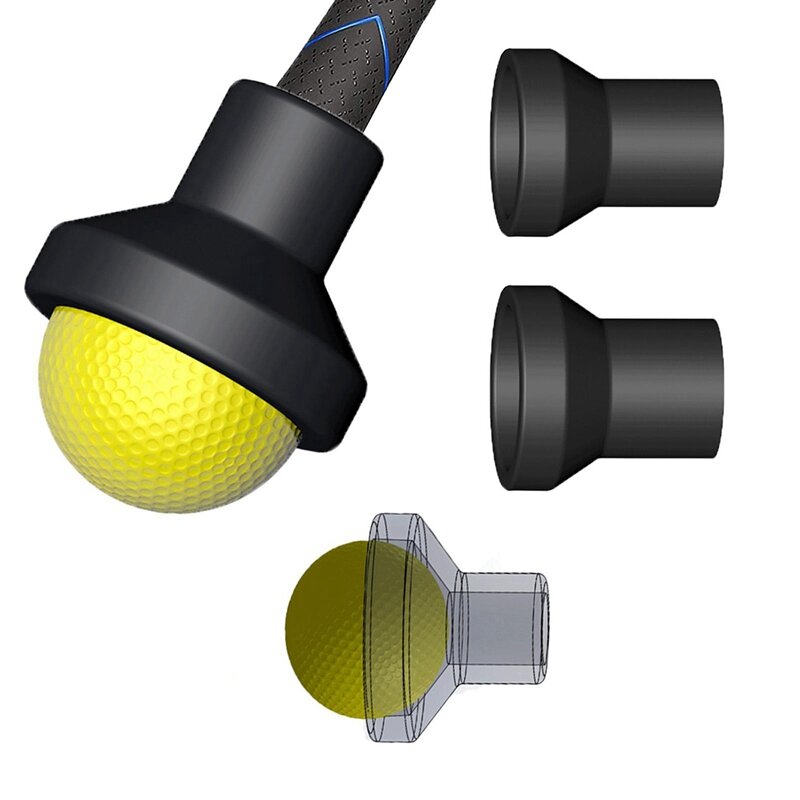 Alat penyedot bola Golf, 3 buah alat genggam bola Golf portabel, alat pengambil portabel, aksesori Bagian pengisap Golf