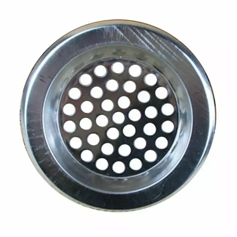Filtro de malla de acero inoxidable para fregadero de cocina, 1 piezas, colador de fregadero de baño, agujero de drenaje, trampa para residuos