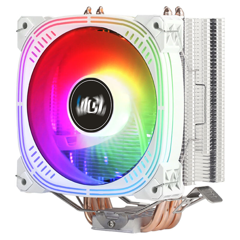 وحدة المعالجة المركزية برودة LGA 2011 التبريد مروحة RGB 120 مللي متر 4 أنبوب نحاسي X79 X99 اللوحة AMD3 AM4 LGA إنتل 1200 1356 1150 1155 1700 وحدة المعالجة المركزية مروحة