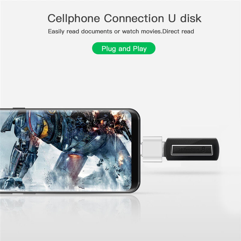 1/4 шт. Новый Универсальный Переходник Type-C к USB 2,0 OTG для Xiaomi Mi5 Mi6 Huawei Samsung мышь клавиатура USB флеш-накопитель