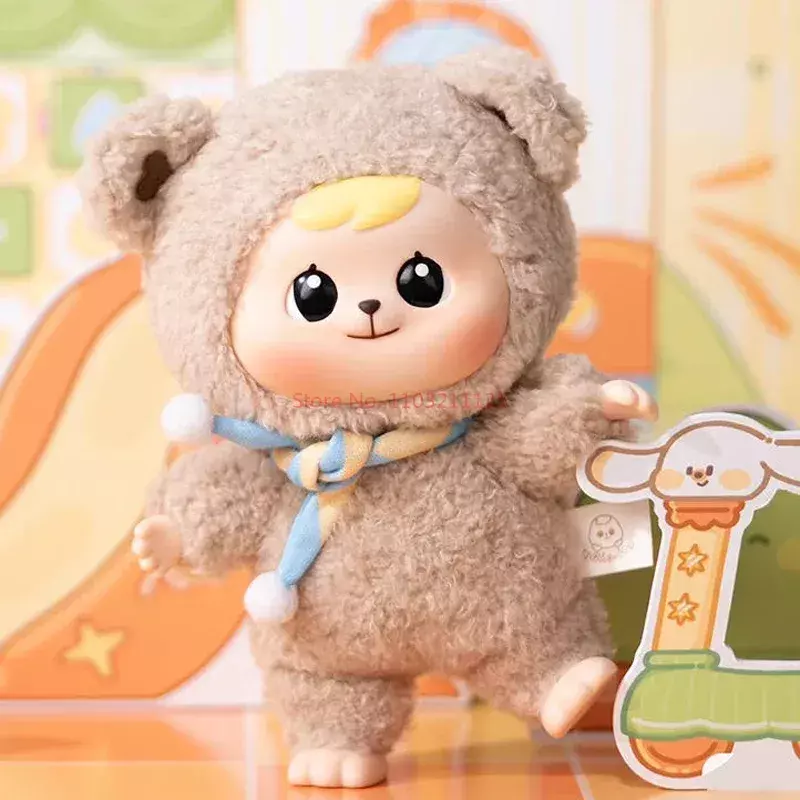 New Genuine Bao-Ao Hugging Series Plush Little Bear Figure Internet Celebrity Cute Trendy Toy Doll Tabletop Decoration Surprise