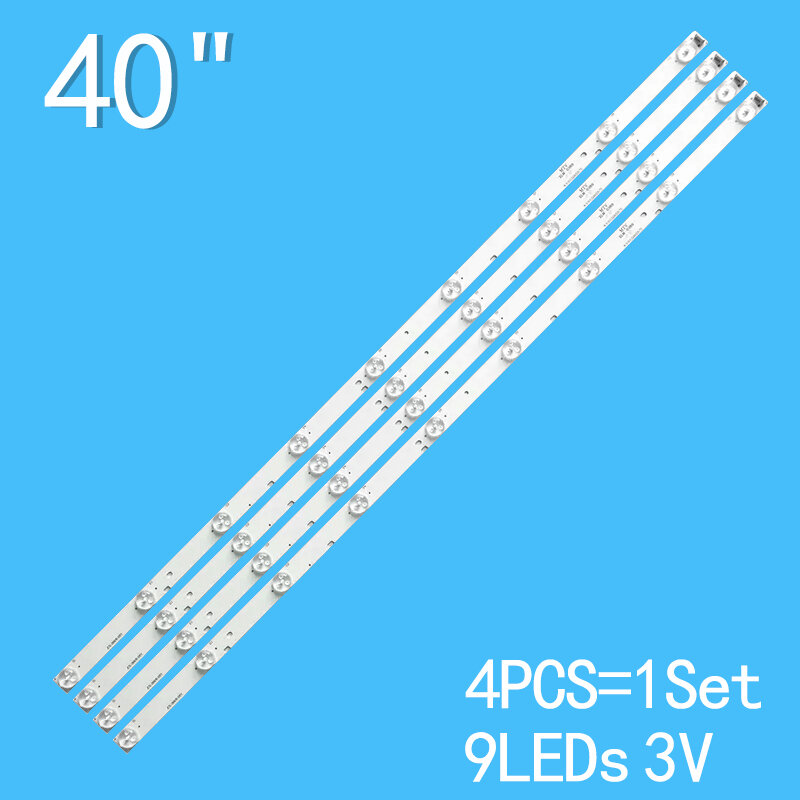 4PCS 9LEDs 3V 810mm For LED bar light 40" TV LC-40LE265M A-HWCQ40D675 LC-40LE265M LC-40LE275T Lc40le660x LC-40LE265X LC-40LE275X