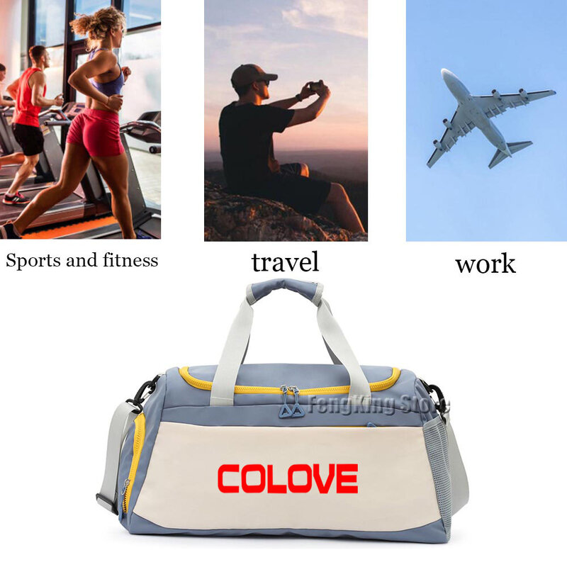 Untuk Colove 450 Rally tas latihan kapasitas besar dan kebugaran, tas yoga multifungsi luar ruangan