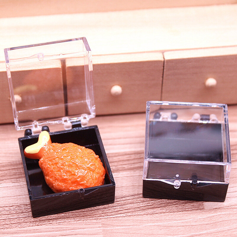 Nowe 2 szt. Miniaturowe pudełko na cukierki w domku dla lalek z tortem deserowym do supermarketu pudełko do przechowywania pudełko do dekoracji domu zabawka domowa do zabawy