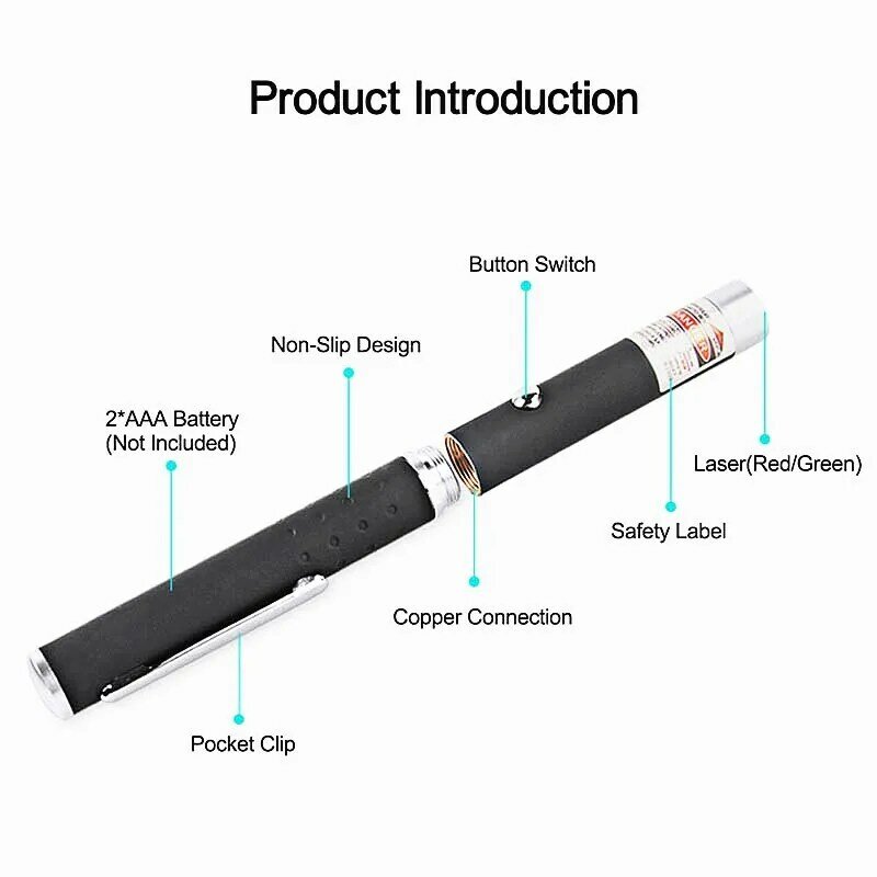5MW High Power Green Blue Red Dot Tactical Laser Light Pen 530Nm 405Nm 650Nm Powerful Laser Meter Sight Pointer Lasers Pens