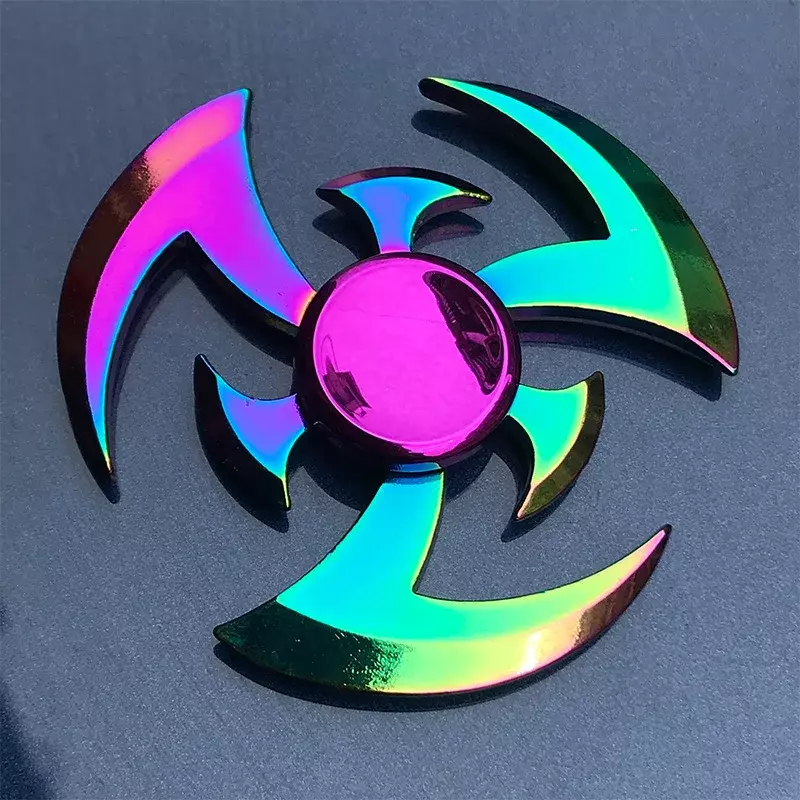 Metal Rainbow Fidget Spinner EDC Hand Spinner Anti-Anxiety Toy for Spinners Focus Relief Stress ADHD Finger Spinner Kids Toys
