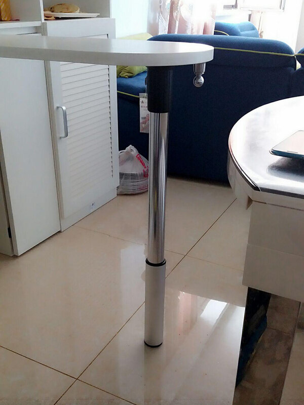 Coluna de apoio de pé de mesa dobrável & telescópica de alumínio 51-71cm/71-91cm/91-111cm livremente ajustável