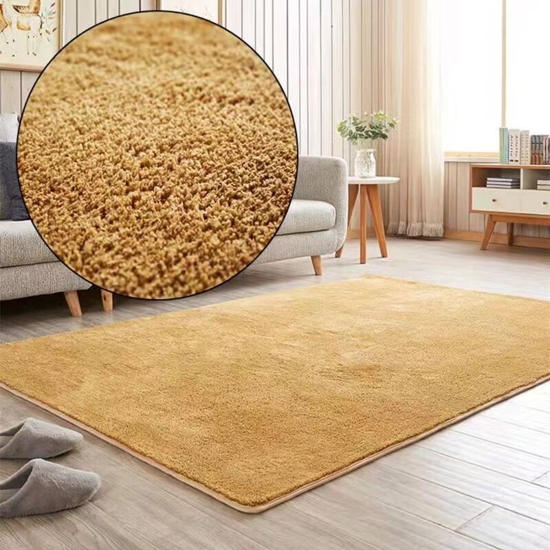 LszuV05 alfombra elegante y suave para decoración del hogar, cuatro colores