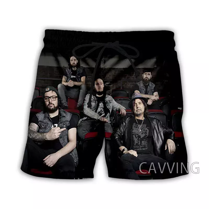 CAVVING 3D Printed  Phil Campbell And The Bastard Sons  Summer Beach Shorts Streetwear Quick Dry Casual Shorts Sweat Shorts