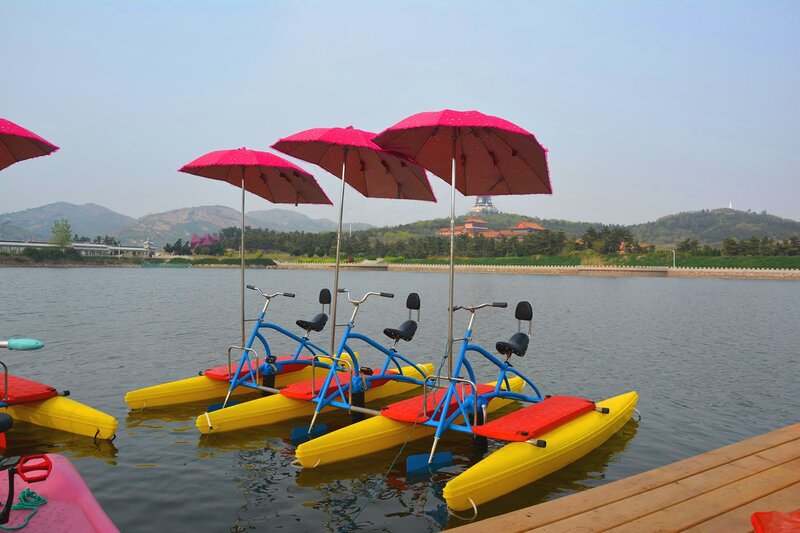 Новый летний популярный Одноместный водный велосипед, водный велосипед с послепродажным комплектом