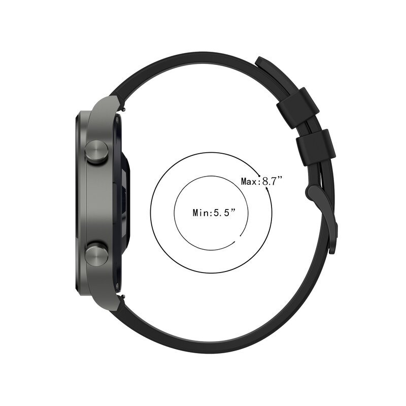 22 مللي متر سيليكون حزام (Band) ساعة حزام ل شاومي Mi ساعة اللون 2 استبدال سوار ل Mi ساعة اللون الرياضة S1 برو الطبعة correa