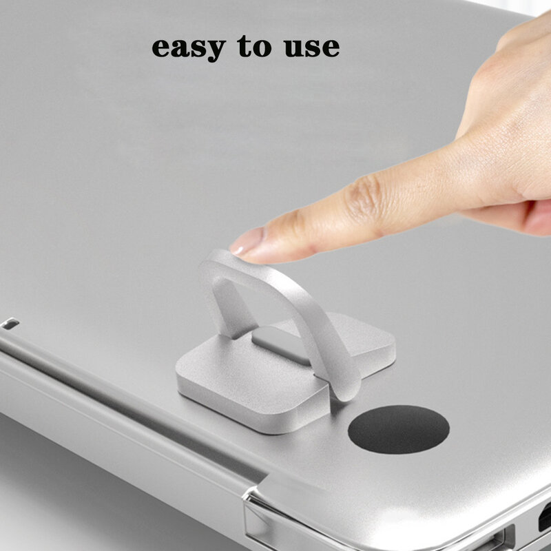 Penyangga Laptop untuk Keyboard Komputer, Dudukan Laptop Mini Portabel untuk Macbook Huawei Xiaomi Notebook Dukungan Aluminium