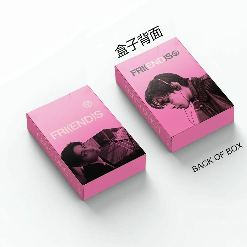 K-pope V-r Lomo Cards ، ألبوم صور ، مجموعة بطاقات مطبوعة ، فوتوارد ، مجموعة مراوح ، END ، 55 من