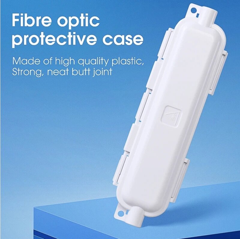 10 Pcs SC UPC  Drop cable waterproof protection box tube Heat shrinkable tube for Optical Fiber Drop Cable Protection