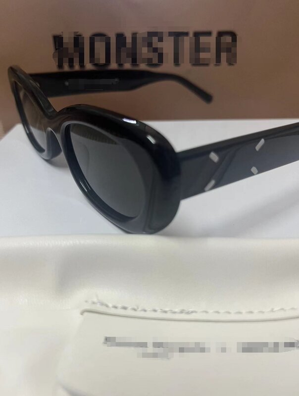 GM MM004 kacamata hitam mode Vintage mewah lembut kacamata hitam Margiela MM004 Zeiss Pria Wanita jam METO tren UV400 Set hadiah