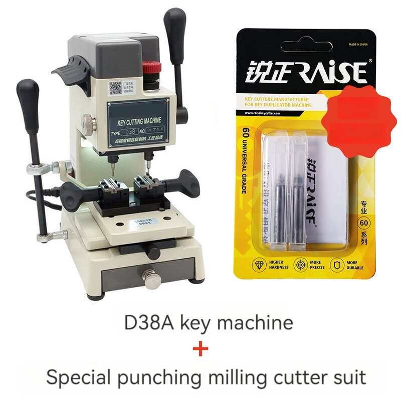 D38A Vertical Key Duplicating Copy Machine Key Cutting Machine Drill Machine For Making Car Door Keys Locksmith Tools