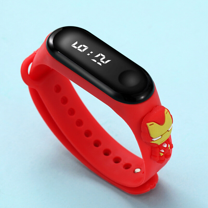 Disney Kids zegarek cyfrowy zegarek dziecięcy sport dotykowy elektroniczny LED wodoodporny zegarek dla dzieci prezenty