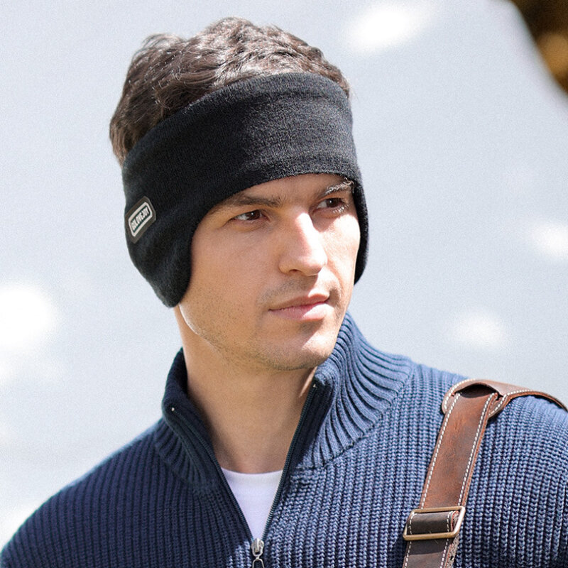 남녀공용 방음 귀마개, 귀 따뜻하게 유지, 야외 사이클링 스키 따뜻한 플리스 귀마개, 소음 방지