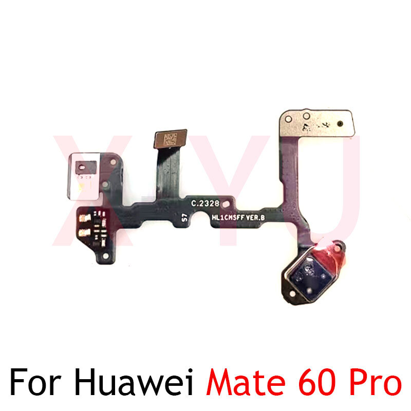Flashlight Expansion For Huawei Mate 60 Pro Proximity Ambient Flash Light Sensor Flex Cable Ribbon Sensor Repair Parts