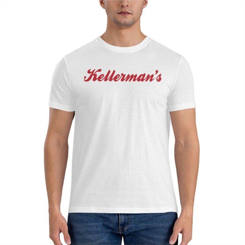 เสื้อยืดผู้ชายคลาสสิกของเคลเลอร์แมนเสื้อยืดเสื้อฤดูร้อนชาย