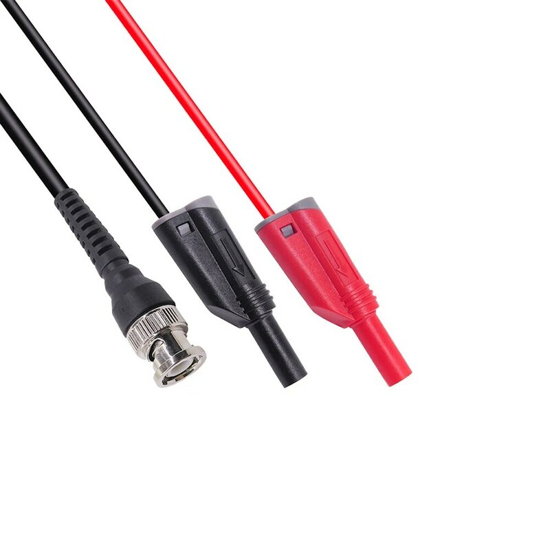 P1010 BNC Ke Dual 4Mm Stackable Banana Plug Test Lead Safe Probe Cable 120CM 500V 5A