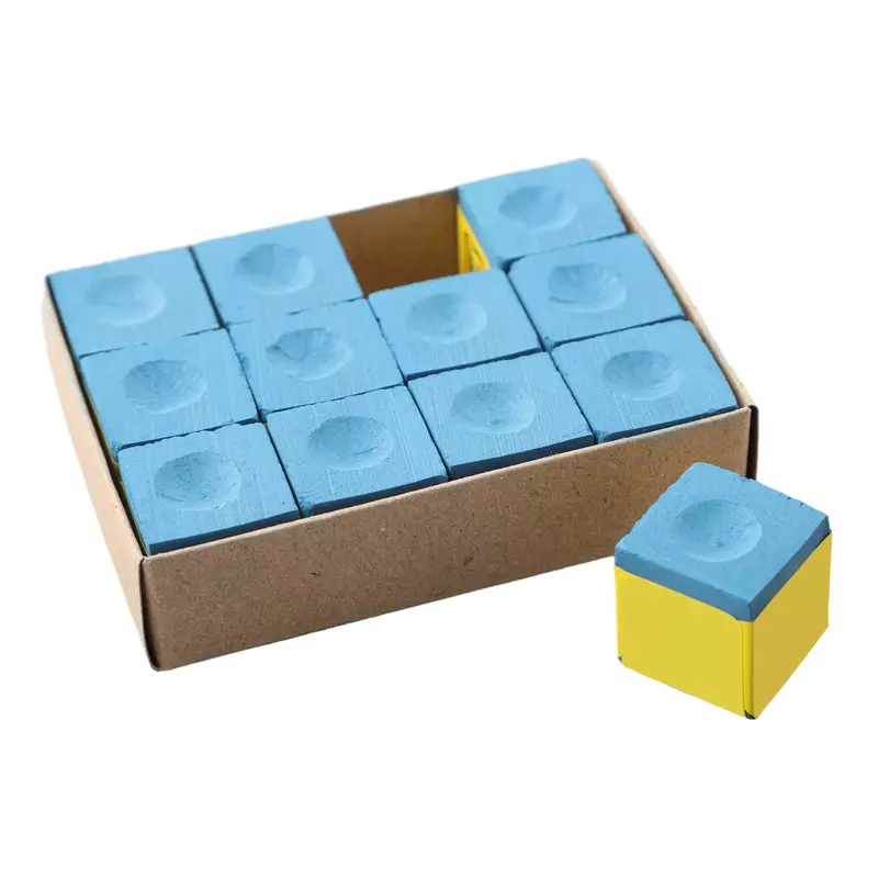 Stick Cubes gessetti tavolo biliardo cubi 12 pezzi forniture tavolo biliardo bastone biliardo sfuso nuovo pratico