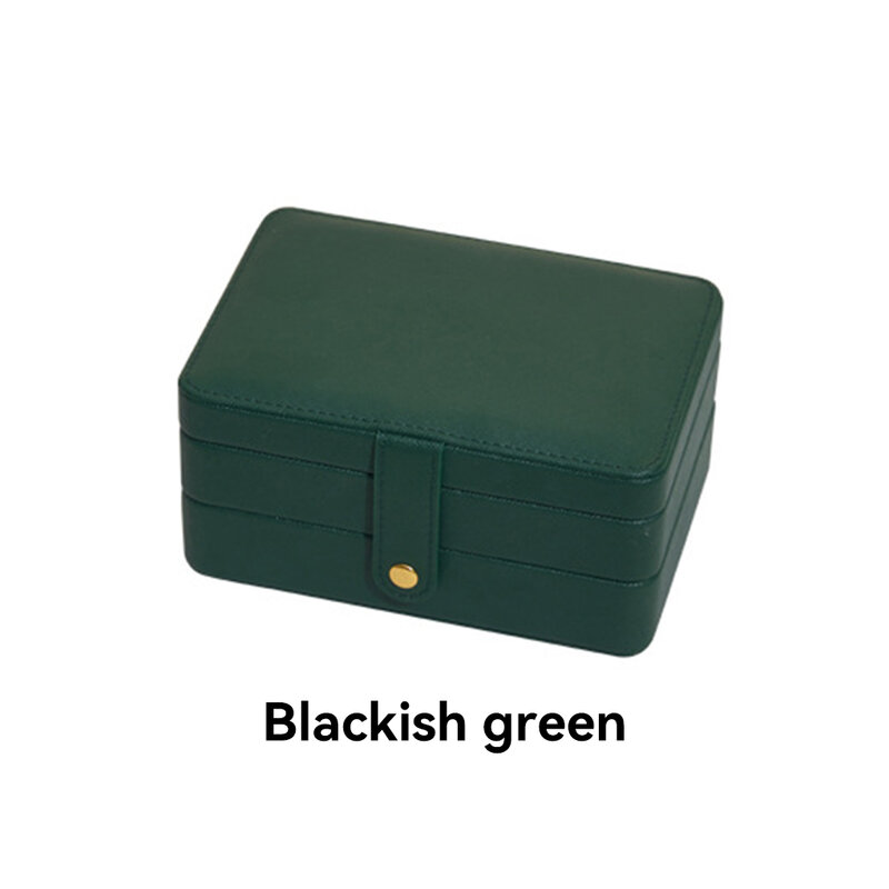 Jewelry Box Storage Display Case Present PU Leather Holder Organizer