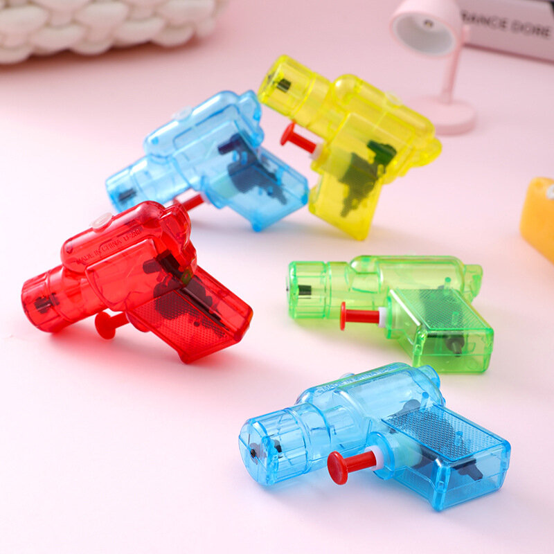 Minipistola de agua de tamaño pequeño para niños, al aire libre juego de lucha, 1/2 piezas