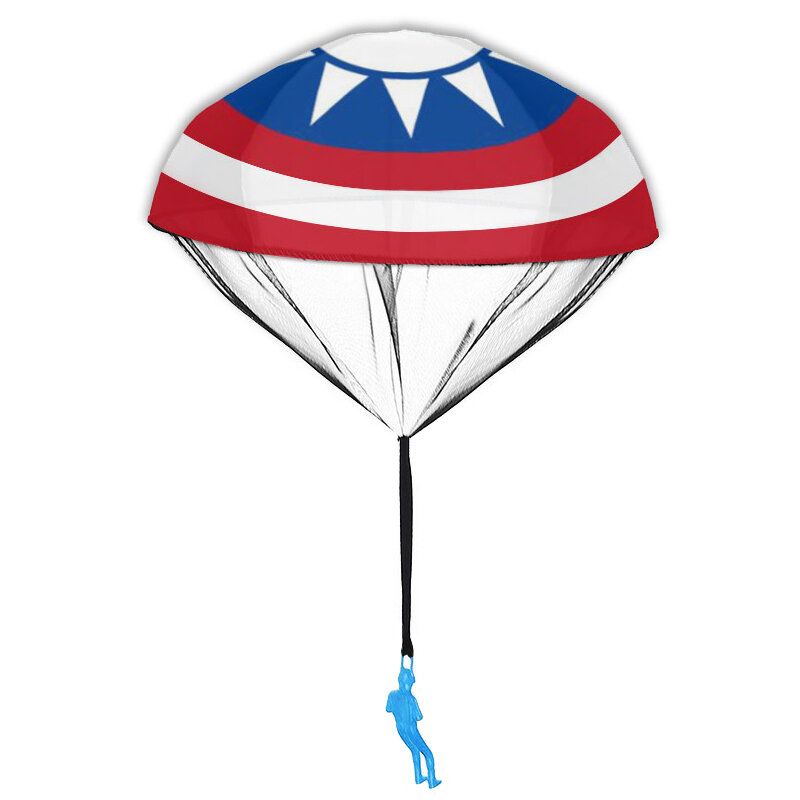 มือโยน Mini ทหารร่มชูชีพน้อยตลกเด็กของเล่นกลางแจ้งของเล่นเกมการศึกษา Fly Parachute สำหรับของเล่นเด็ก