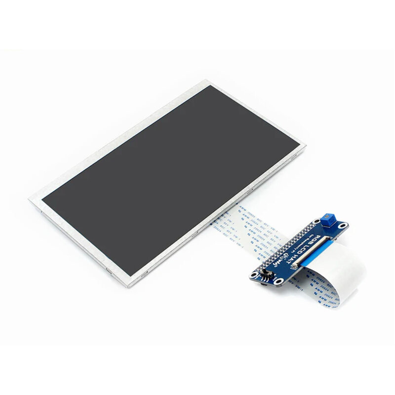 Waveshare-Écran pour Raspberry Pi Ug I, 7 pouces, 1024x600 IPS, interface sans contact, TFT LCD avec RGB LCD HAT et support LCD