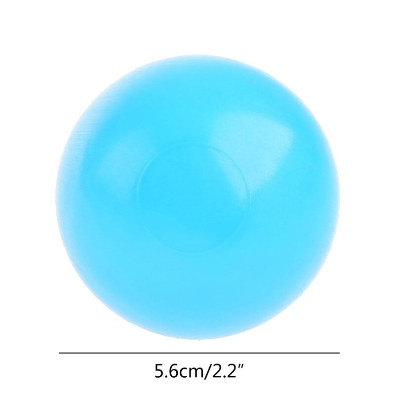 77HD – boule d'océan en plastique souple colorée, jouet natation amusant sécurisé pour bébé enfant, 1 pièce