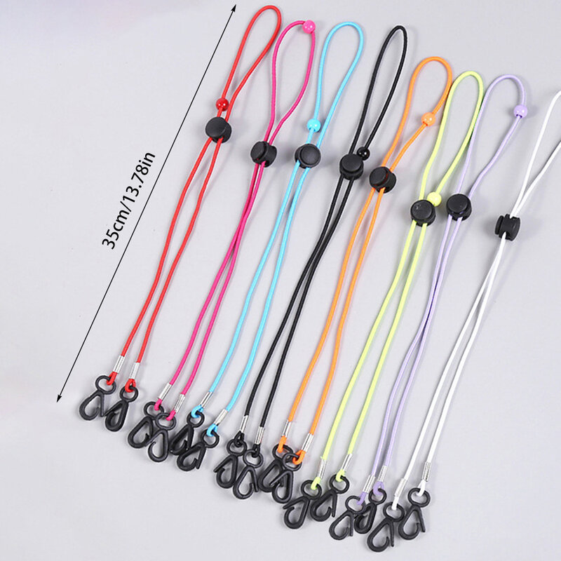 Hat Windproof Rope Color Elastic Thread Mask Rope Adjustable Lanyard Anti-lost Ear Hook Harness Woman Accessories Glasses Chain