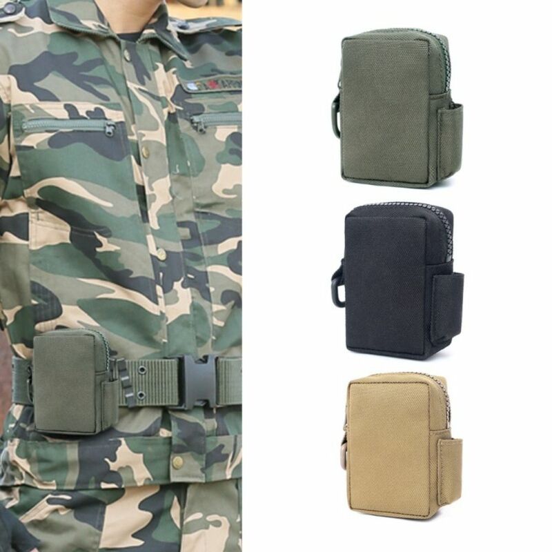 Mini EDC bolsa táctica Molle, cinturón, paquete de cintura, billetera para llaves, accesorios para deportes al aire libre, bolsa de caza y senderismo