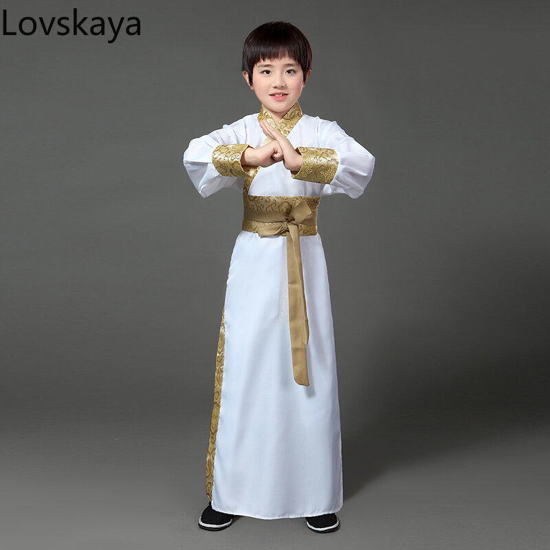 New Ancient Chinese Clothing Children Sinology Costume Han Chinese Clothing Male Student