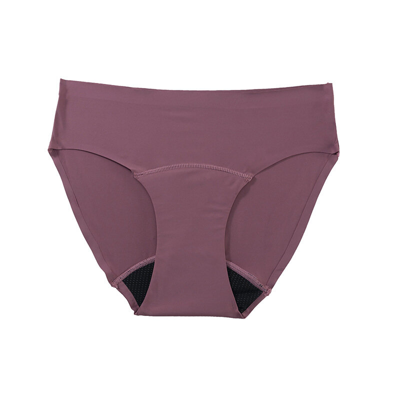 Non-marking Ice Silk Physiological Panties Four-layer Anti-leakage Absorbent Menstrual Trousers Female Physiological Trousers