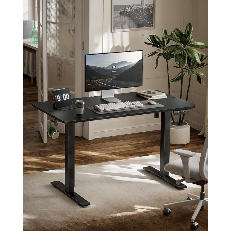 Elektryczna regulowana wysokość stojąca, 55*24 Cal regulowany stojak do meble do domowego biura biurka komputerowego