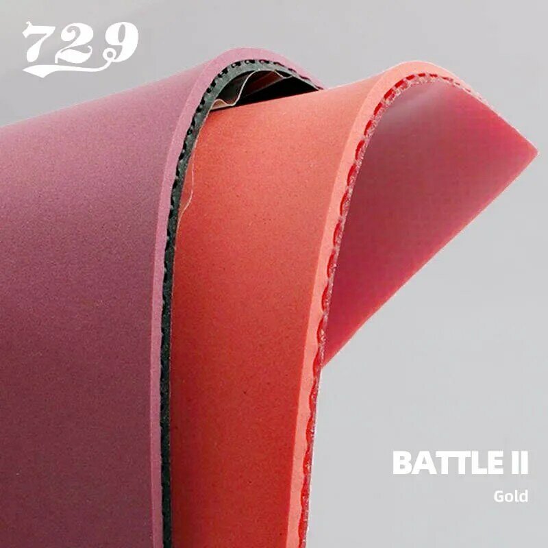 729 Friendship Battle 2 Series Table Tennis Rubber Tacky Professional Pimples-in Ping Pong Rubber for Intermediate and Advanced