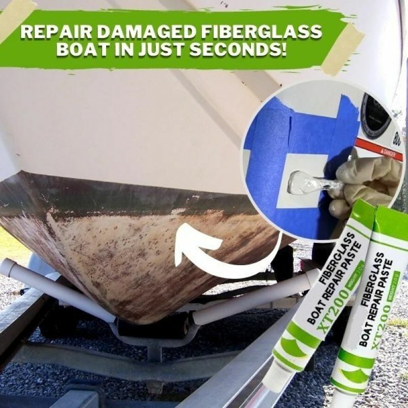 20g Fiberglass Barco Repair Paste de secagem rápida Putty Paint Reparação Scratch Gray Paint Repair Agent Eye-filling Suave Car Paint