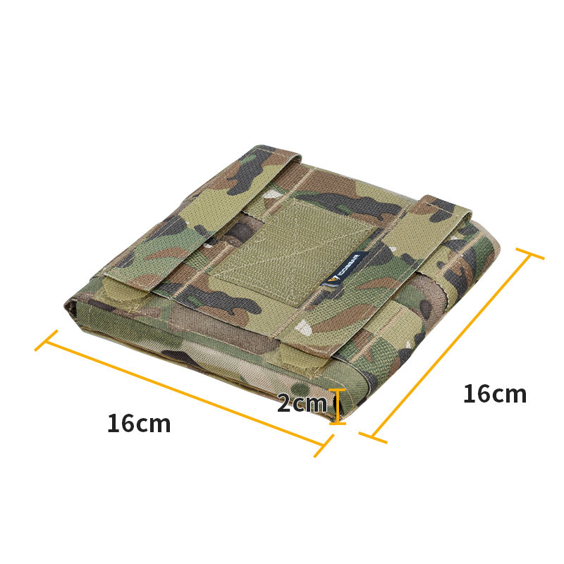 IDOGEAR-Tactical Side Plate Pouch, Bolsa Lateral de Camuflagem para JPC2.0 AVS Vest, Molle Hunting, 35107