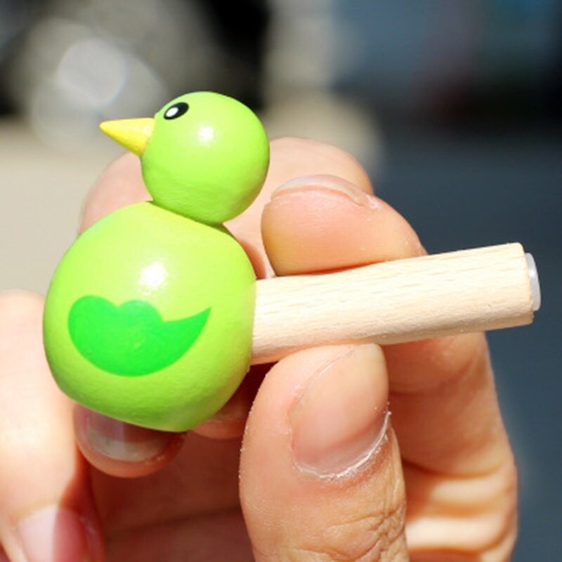 Gra rekreacyjna gwizdek gwizdek ptak nowość drewniany gwizdek doping gwizdek dla dzieci zabawka muzyczna upominki na przyjęcie