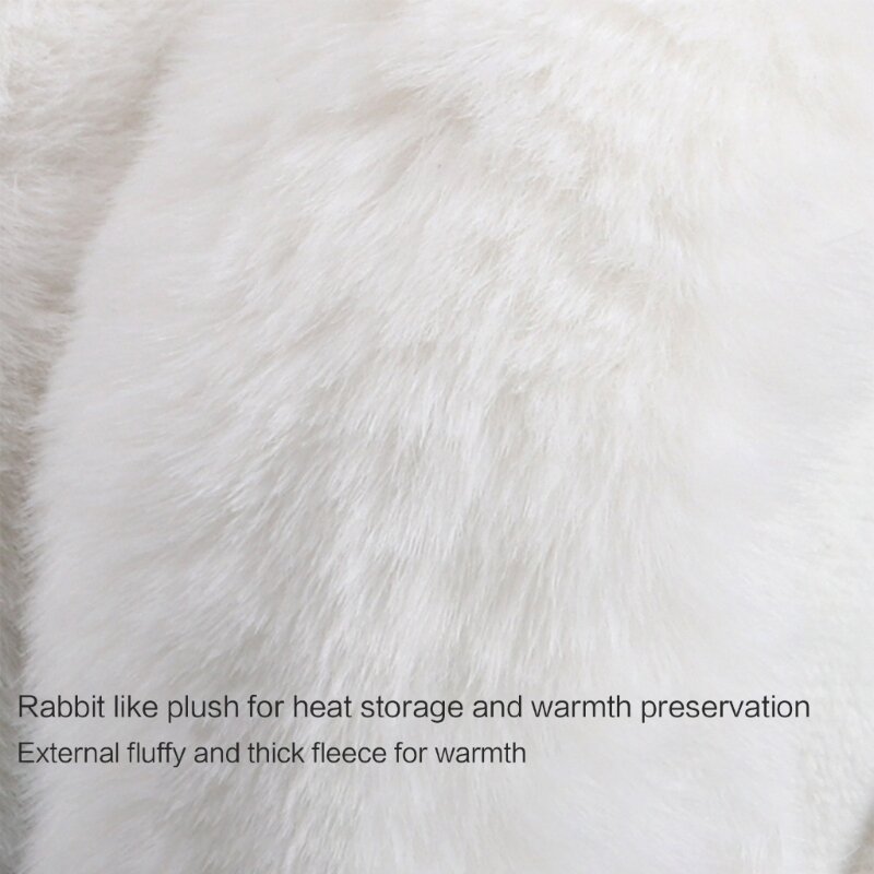 折りたたみ式冬イヤーマフ 柔らかく暖かい豪華なイヤーウォーマー レディース メンズ ユニセックス イヤーマフ
