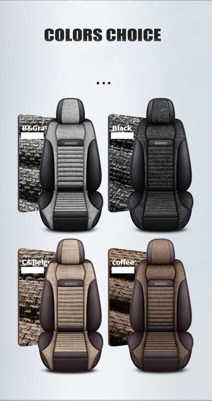 AREX-Housses de siège de voiture, ensemble complet, accessoire pour Toyota CorTrustAvensis T25 Yadditif RAV4