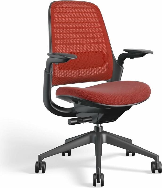 Офисное кресло, ковер с колесами, контроль включения веса, поддержка спины и поддержка рук, легко собираемая мебель scarlet