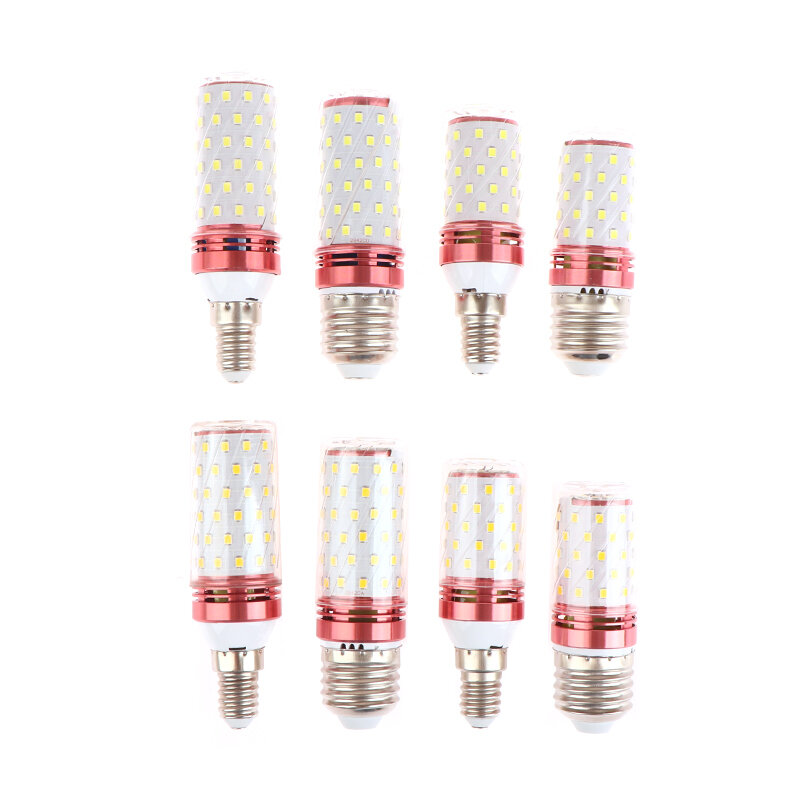 Bombilla LED E27, E14, 12W, 16W, SMD2835, candelabro de decoración del hogar
