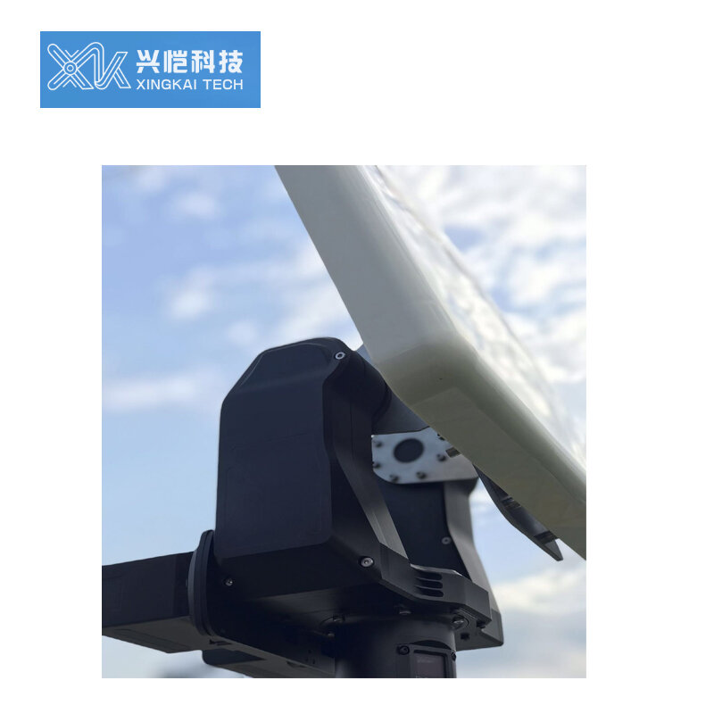 ระบบติดตามอัตโนมัติ PTZ สำหรับ VTOL Fix ปีก UAV การบิน UAV ทางอากาศเสาอากาศติดตามสำหรับวิทยุสื่อสารระยะไกล