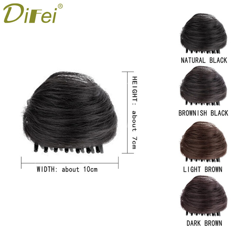 DIFEI Cat's Ear Ball Head Synthetic Wig Cute Spice Girl Grab Clip Hair Accessories Sweet Cool Grab Clip Lazy Hair Headdress
