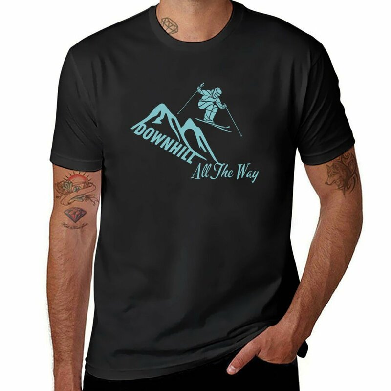 Дизайнерская мужская футболка с надписью «All The Way»