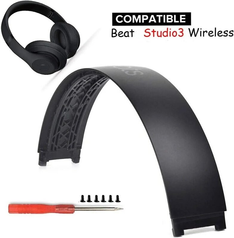 New Replacement Headband Arch Repair Parts With Screws And Screwdriver For Beat Studio 3 3.0 Wireless Headphones