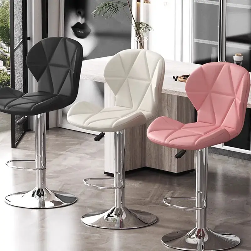 Nordic luksusowy krzesło barowe nowoczesny wysoki jakości piękny salon stołek barowy regulowana wysokość Confort Cadeira