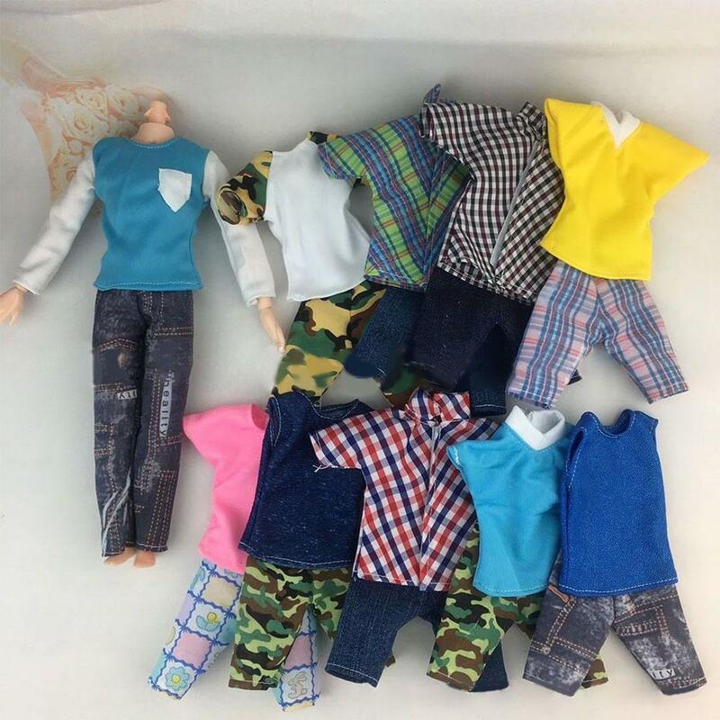 Conjunto de roupas para bonecas, 3 peças, roupa para bonecas príncipe, roupa diária, 32 cm, 13, 6 polegadas